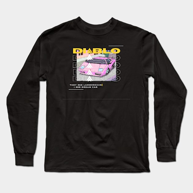 diablo Long Sleeve T-Shirt by JRexJ